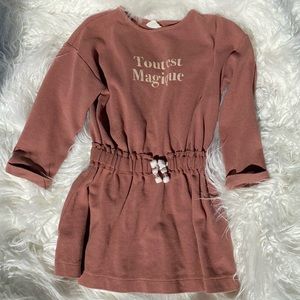 Zara girls sweatshirt dress